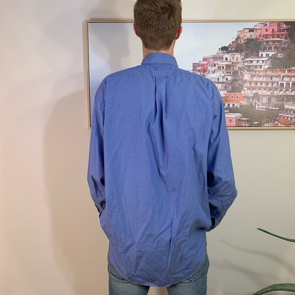 Ralph Lauren, XL Men’s Blue Casual Button-Up - Picture 3 of 4
